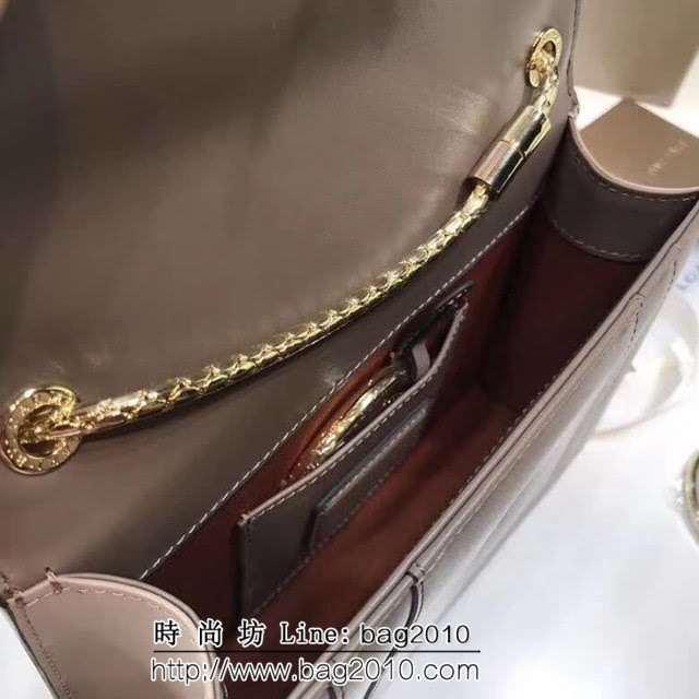 BVLGARI寶格麗 專櫃新款 蛇頭扣環 單層蛇頭包 鏈條單肩斜挎包 B283558 FYD1309